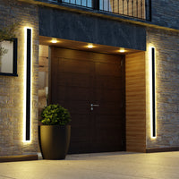 Vynn Moderne Waterdichte LED Wandlamp Buiten Zwart/Wit