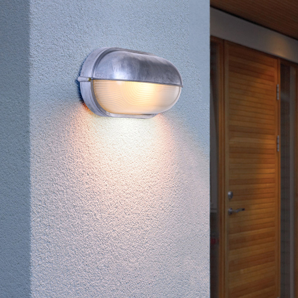 Aldric Retro Industriële Buiten Glazen Wandlamp