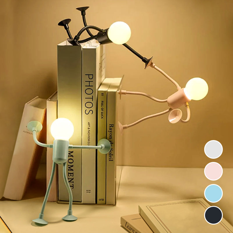 Buigbare nachtlamp met speelse design voor gezellige avonden