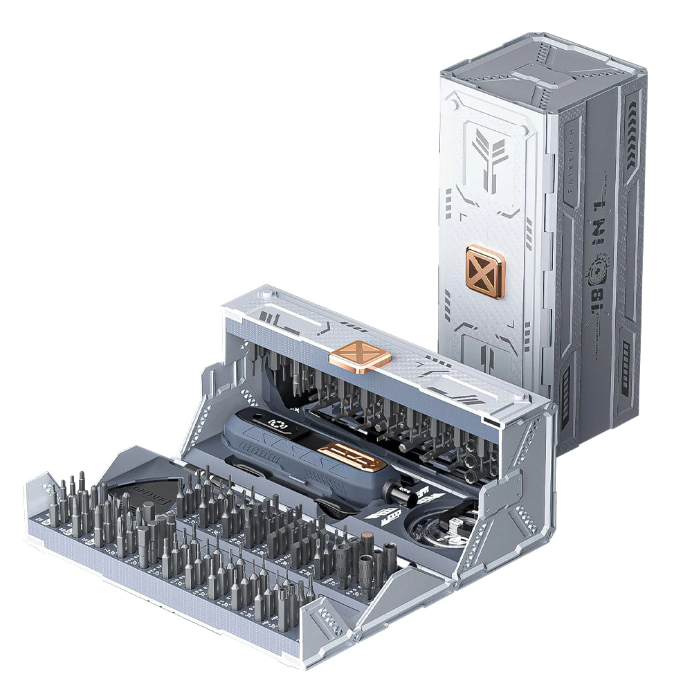 VERSATIEL RepairTool | Deze gereedschapskist moet je hebben voor elke doe-het-zelf-enthousiasteling, 180-In-1 Schroevendraaierset