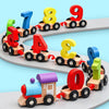 Trein leren en spelen | Deze Learn & Play treinset is ontworpen voor kleine handjes en ondersteunt het vroegtijdig leren van wiskunde door middel van spelen met de handen.
