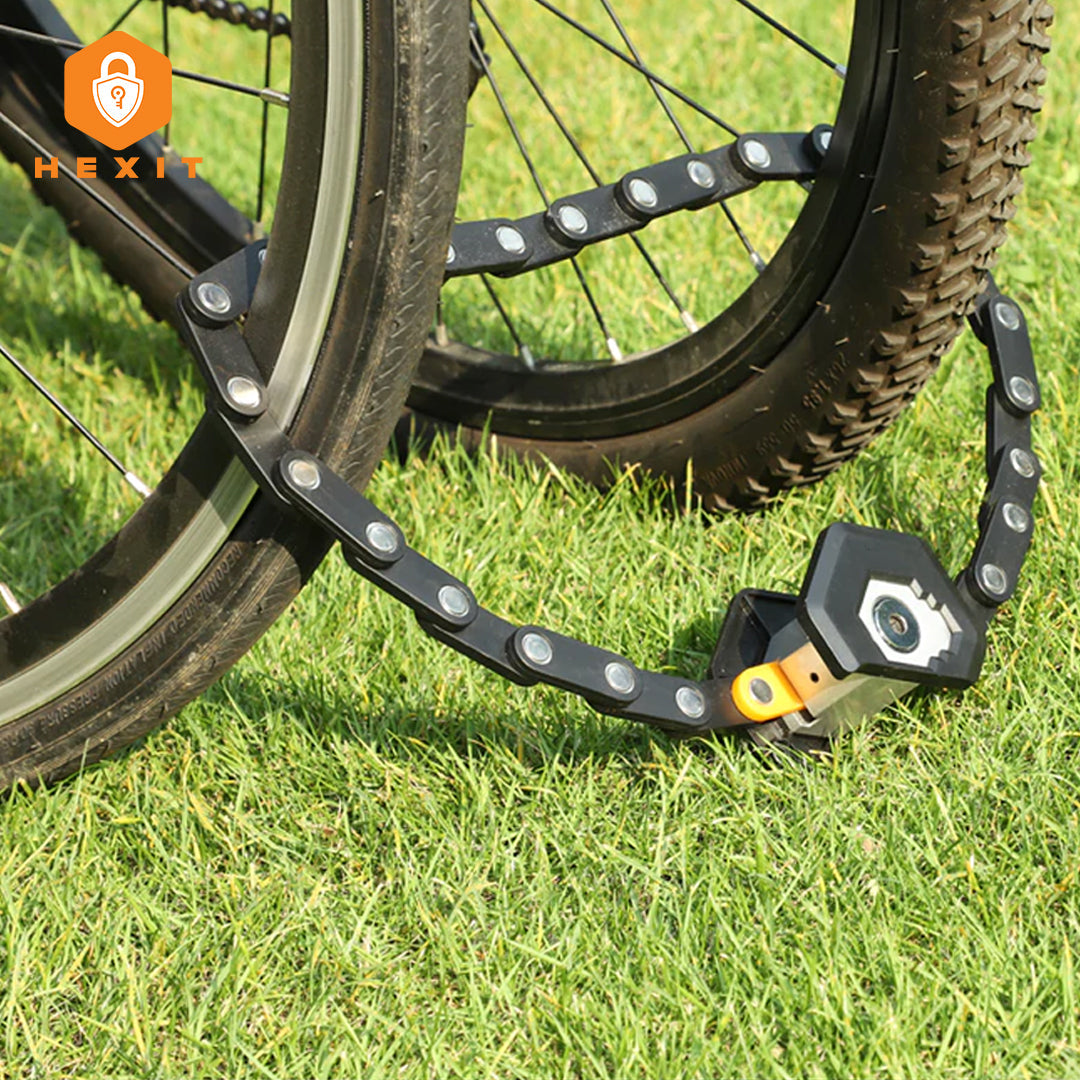 HEXIT Opvouwbaar Fietsslot | Veilig, Compact & Licht van gewicht