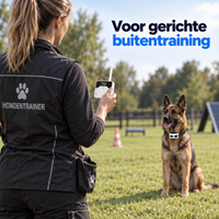 Professionele Trainingshalsband voor Hondenschool & Trainer – 2-in-1 met Bereik tot 300 m