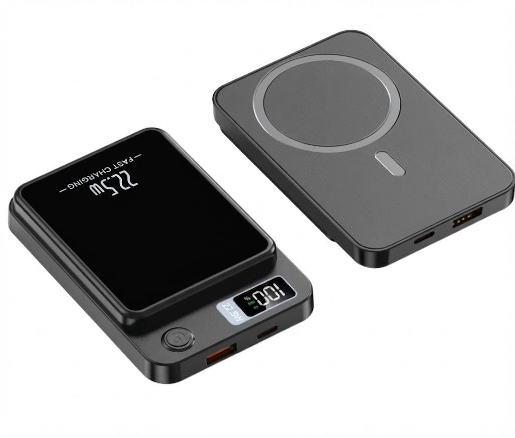 Magnetische Powerbank – Ultra Slim met Super Snelle Draadloze Oplading