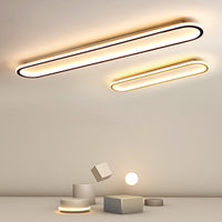 Arisha Plafondlamp Rechthoekig Zwart/Goud Slaap-/Woonkamer