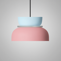 Noordse Zinklegering Dubbeltonen Kooi Hanglamp LED 1-lamp
