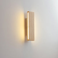 Japanse Houten Rechthoekige LED Wandlamp