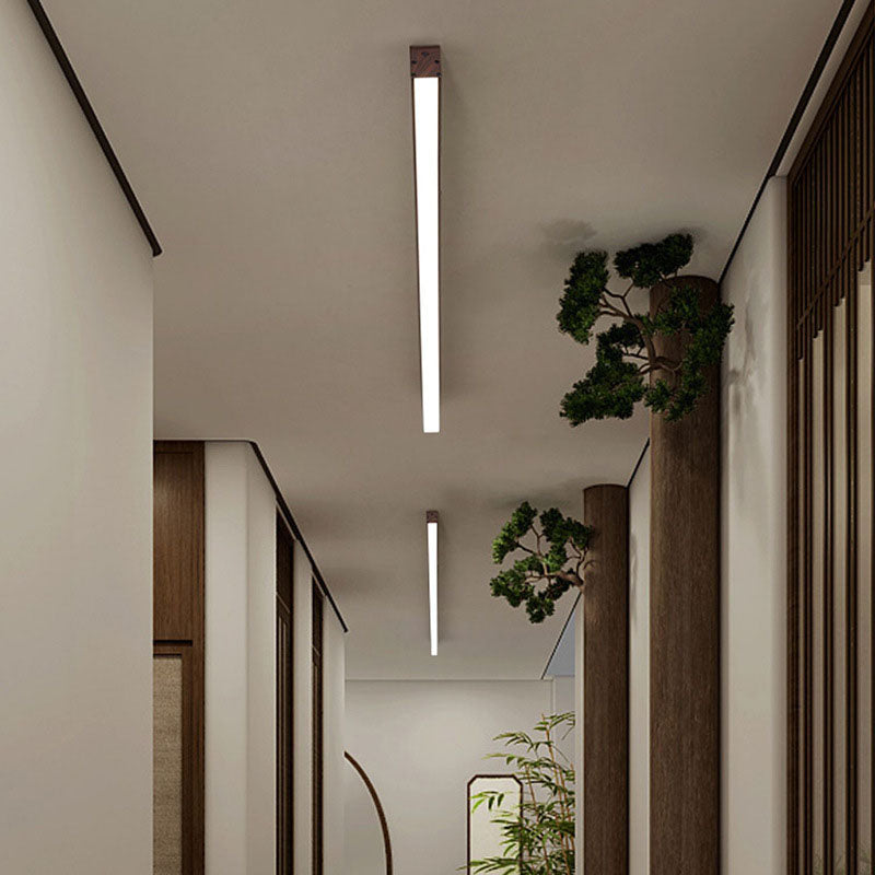 LumiGrain LED-Plafondlamp in Houtlook