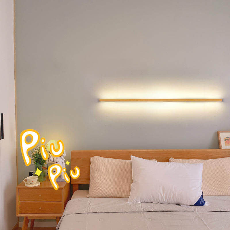 Minimalistische Houten Wandlamp – Sfeerverlichting voor Elke Ruimte