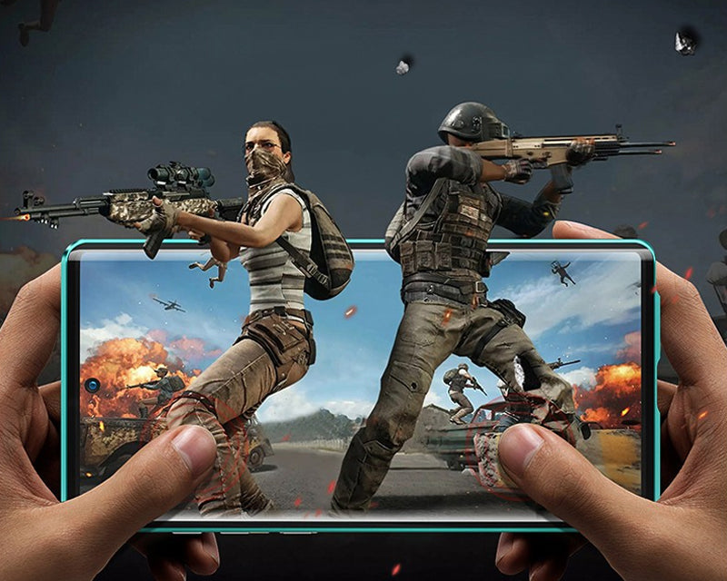 Magnetische geharde glazen dubbelzijdige telefoonhoes voor Samsung