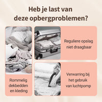 NeatNest - Gecomprimeerde opbergzakken