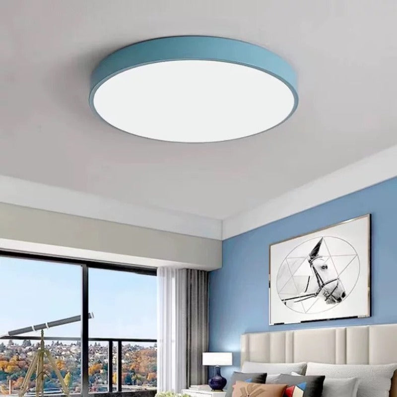 Aria Plafondlamp Rond, 5 Kleuren, Modern Woonkamer/Slaapkamer