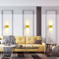 Miren Moderne Vierkante Wandlamp 5-Kleuren. Slaapkamer