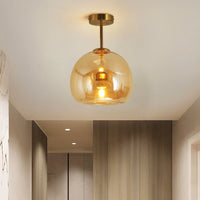 Rhea Glazen Semi-Flush Mount Plafondlamp/Hanglamp