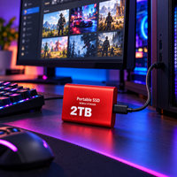 DataSprint Externe SSD 2TB voor PC Gamers – USB-C Opslag tot 1050 MB/s