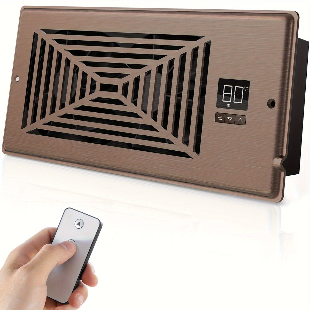 4" x 10" Slimme Register Booster Ventilator – HVAC-Bouwaccessoires met Afstandsbediening, Thermostaatregeling – Stille werking voor efficiënte verwarmings- en koelingsprestaties
