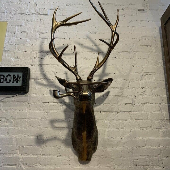 WallCritters – Speelse dierenkop wanddecoratie – Handgeschilderd resin ontwerp
