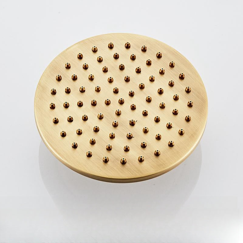 Vintage Koperen Douche Set Met Messing Kraan En Functionele Douchekoppen