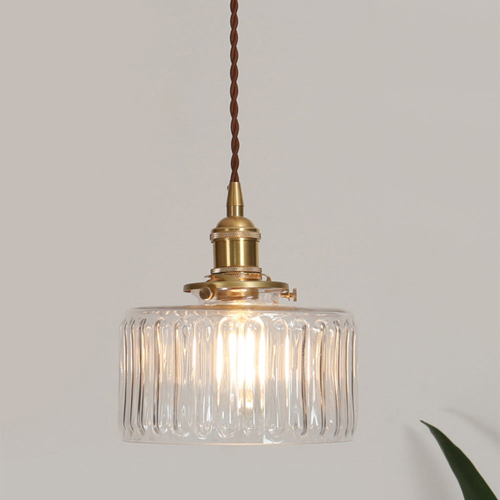 Kroonluchter van kristal met verstelbare hoogte in vintage stijl