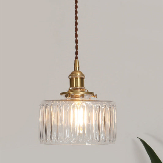 Kroonluchter van kristal met verstelbare hoogte in vintage stijl