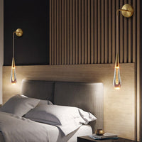 LumeTear LED-Wandlamp in Druppelontwerp