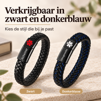 Custom AlertBand | Medische ID Armband voor Senioren met Dementie of Alzheimer
