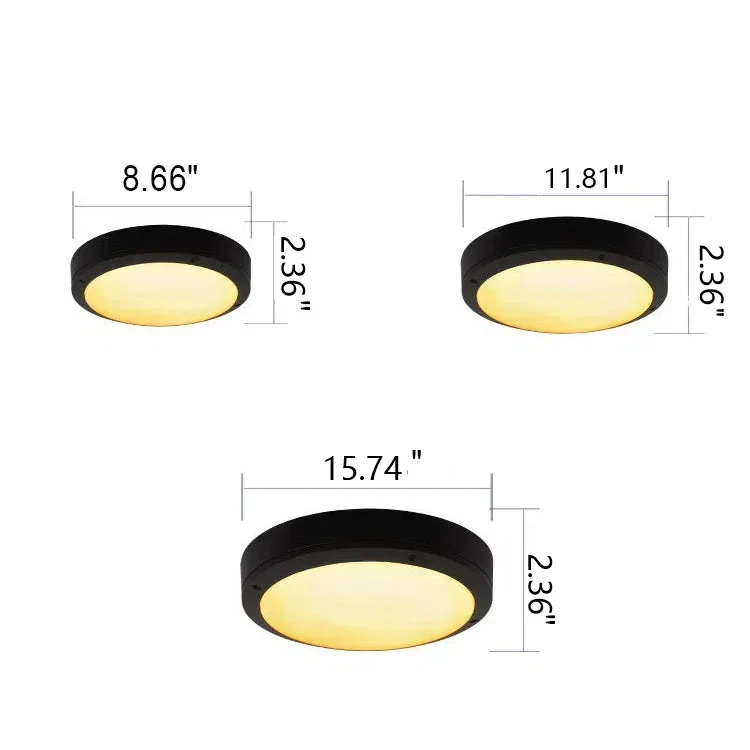 LunaShield LED-Plafondlamp voor Buiten | Weerbestendig Ontwerp volgens IP65