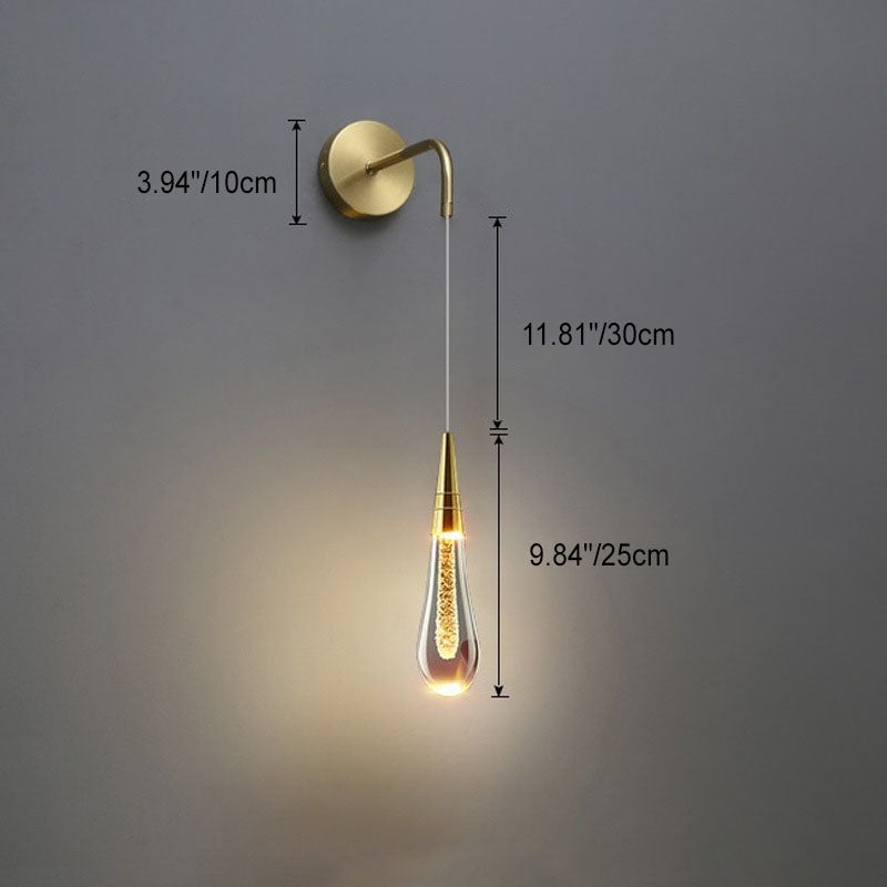 LumeTear LED-Wandlamp in Druppelontwerp
