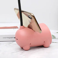 BunnyGlow Creatieve LED Touch-Lamp met Pennenhouder | USB Oplaadfunctie | Bureau Lamp | Kinderkamer Decoratie