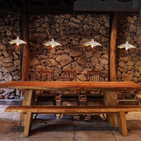 Japanse Vintage Cementen Bloem Hanglamp | 1-Licht