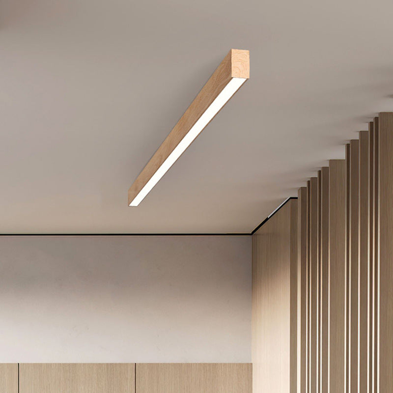 LumiGrain LED-Plafondlamp in Houtlook