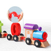 Trein leren en spelen | Deze Learn & Play treinset is ontworpen voor kleine handjes en ondersteunt het vroegtijdig leren van wiskunde door middel van spelen met de handen.