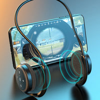 A23 draadloze Bluetooth-koptelefoon met nekband en MP3-speler (microSD tot 32 GB)