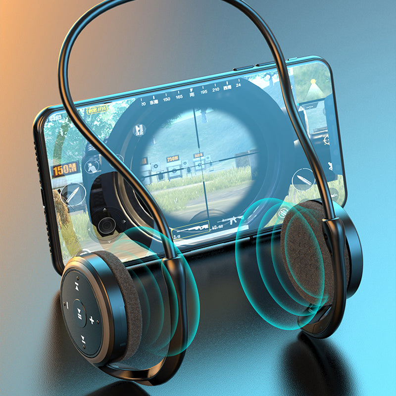 A23 draadloze Bluetooth-koptelefoon met nekband en MP3-speler (microSD tot 32 GB)