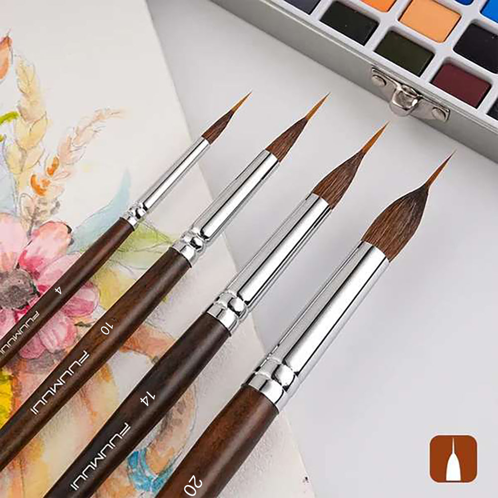 50% KORTING | CréaLine™ | Premium Kunstkwasten