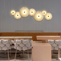 Combinatie van acryl en marmer in een designlicht!