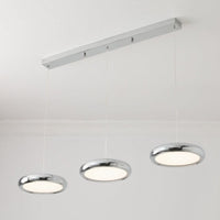 Aria Moderne Minimalistische Hanglamp Rood Zwart Zilver Metaal Slaapkamer