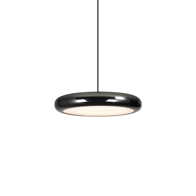 Aria Moderne Minimalistische Hanglamp Rood Zwart Zilver Metaal Slaapkamer
