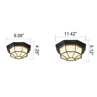 LunaShield LED-Plafondlamp voor Buiten | Weerbestendig Ontwerp volgens IP65