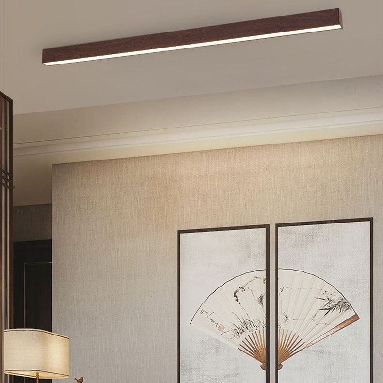 LumiGrain LED-Plafondlamp in Houtlook