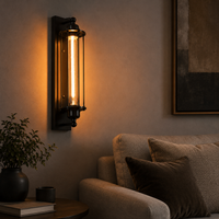 Retro E27 industriële wandlamp | Klassieke wandlamp met modern LED-ontwerp voor thuisdecoratie