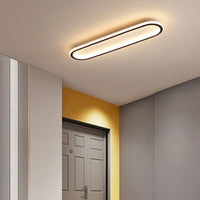 Arisha Plafondlamp Rechthoekig Zwart/Goud Slaap-/Woonkamer