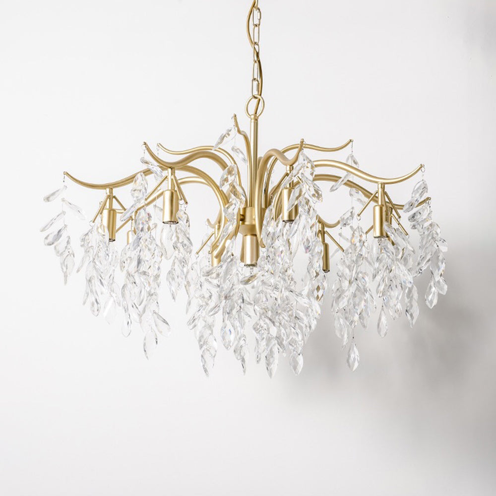 Kristy Luxe Wisteria Bloem Crystal Kroonluchter