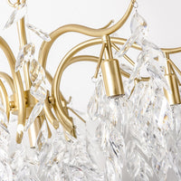 Kristy Luxe Wisteria Bloem Crystal Kroonluchter