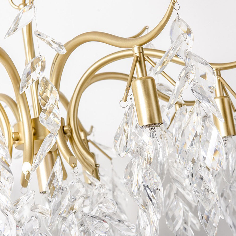 Kristy Luxe Wisteria Bloem Crystal Kroonluchter