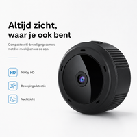 EyeGuard | Compacte WiFi Beveiligingscamera met HD Nachtzicht