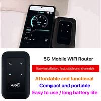 Draagbare 5G-mobielrouter – Snelle en betrouwbare internetverbinding voor onderweg