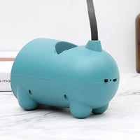 BunnyGlow Creatieve LED Touch-Lamp met Pennenhouder | USB Oplaadfunctie | Bureau Lamp | Kinderkamer Decoratie