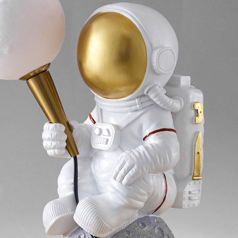 Brehn | CosmoBuddy Astronaut Wandlamp | Creatief Ontwerp | Hars & ABS | LED Slaapkamerlicht