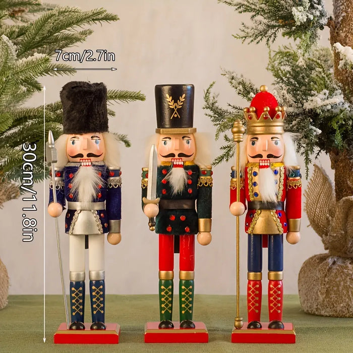 NussknackerJoy - Houten notenkraker soldatenfiguur voor tijdloze kerstmagie